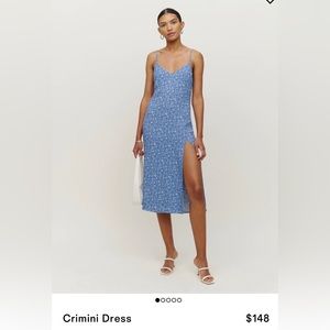 Reformation Crimini midi slit dress